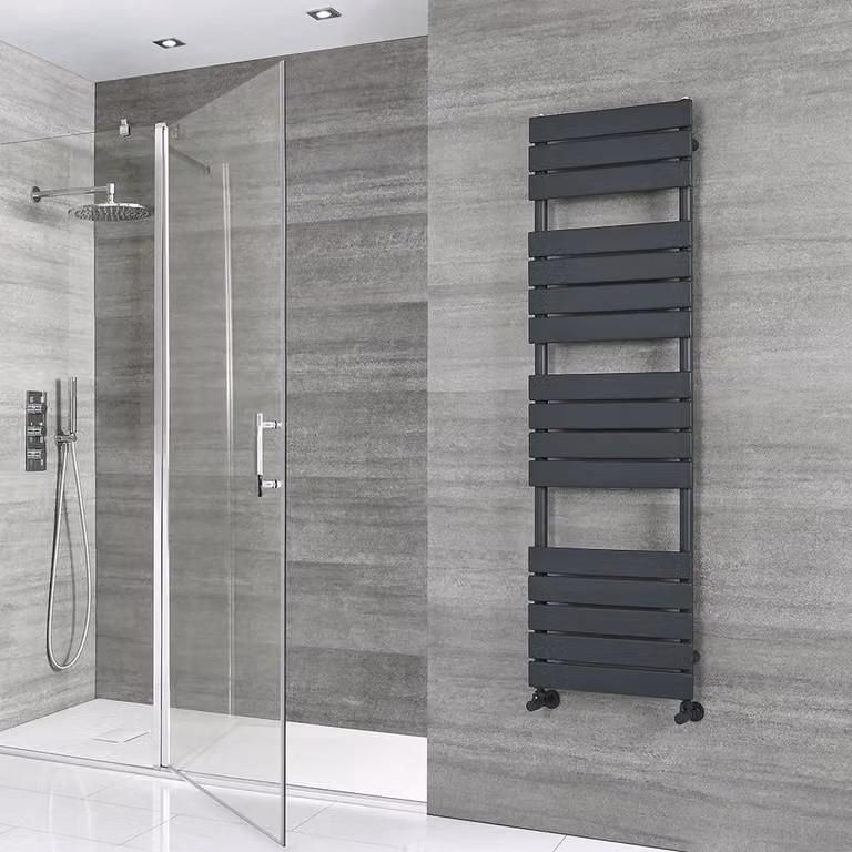 Scaldasalviette di Design - 1500mm x 450mm - Antracite - Lustro