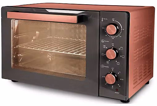 Forno elettrico Tognana Iridea con girarrosto, funzione aria calda e grill, 60 L, 1900 W, disponibile in rosso o verde – 1