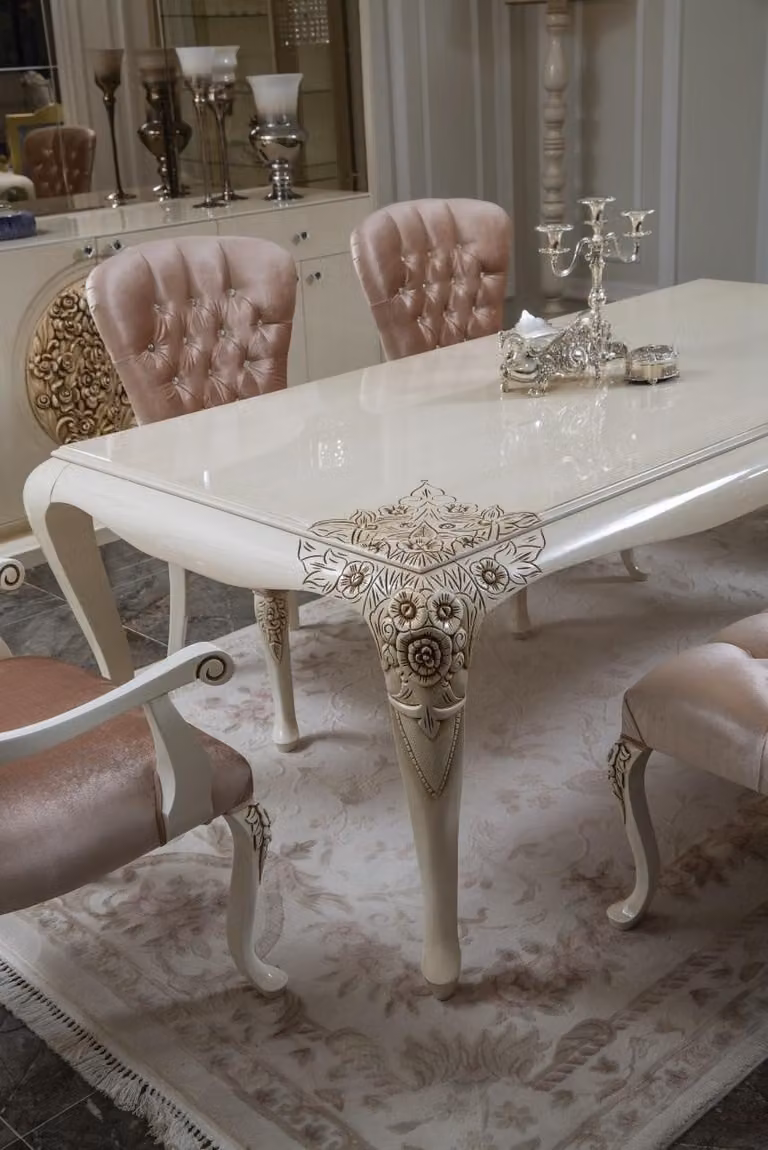 Luxus Esstisch Design Tisch Esszimmer Tische Holztische Italienische Möbel 228cm