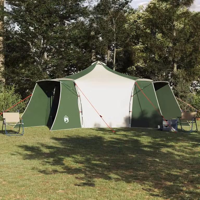 Tenda Tipi vidaXL per 8 persone in taffetà verde