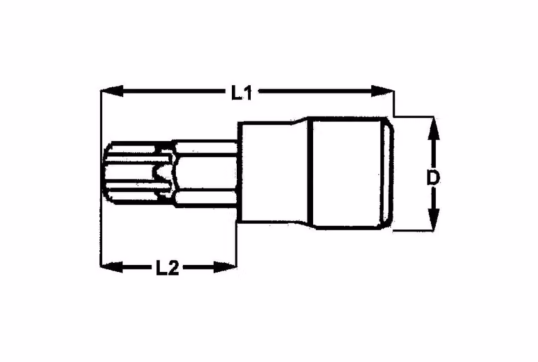 Tengtools 102070208 Presa 3/8" Esagonale 4Mm M381504-C