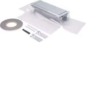 Hager BKFDE300105, Tappo terminale, Zama, Acciaio, Zincato, Avvitabile, Conformità a DIN EN 50085-1, DIN EN 50085-2-2