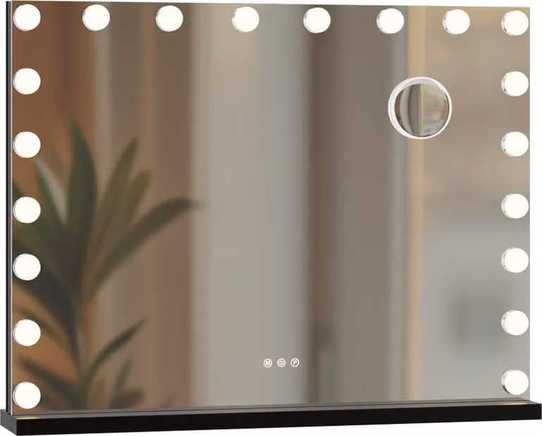 Norlina Specchio per il trucco senza Bluetooth - Nero