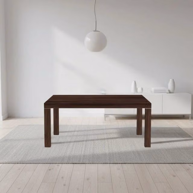 Tavolo Imab Piana T08 in olmo moro con 4 allunghe 160x90x74.6 cm.