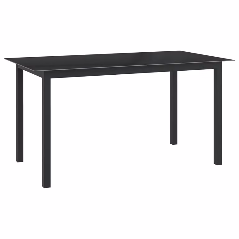 vidaXL Set da pranzo da giardino 7 pezzi in alluminio antracite