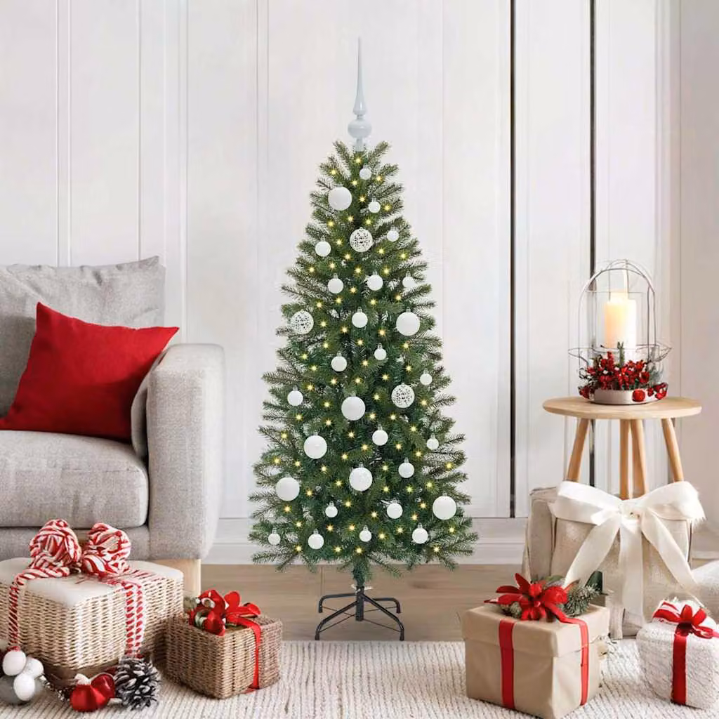 Maison Exclusive - Albero di Natale artificiale, verde, 120 cm, realizzato in PE e PVC