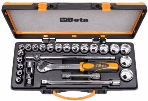 Chiave a bussola poligonale Beta 1/2" serie 920BC12 in acciaio al cromo vanadio, colore argento – 1