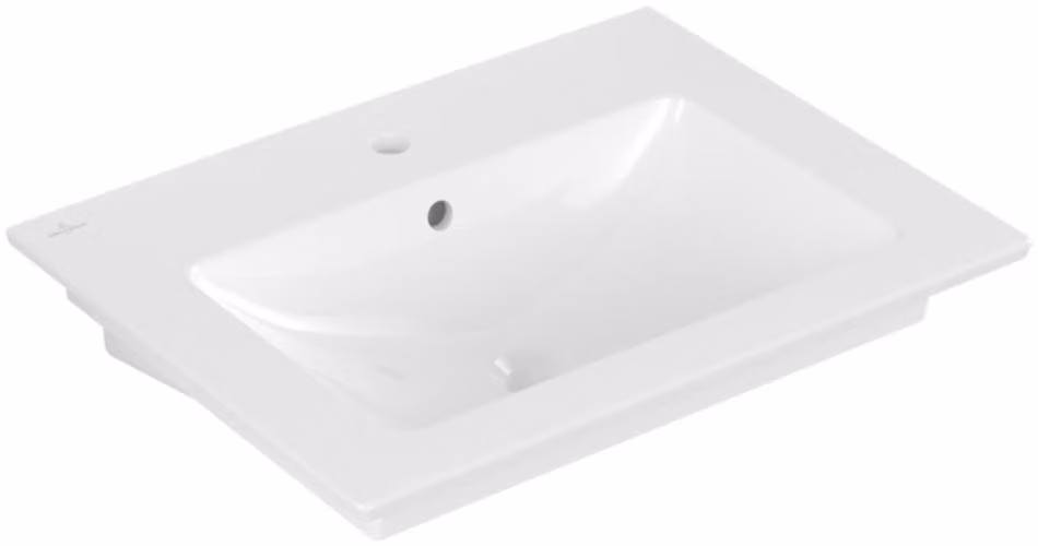 Villeroy & Boch Venticello lavabo, 1 trou pour robinet, avec trop-plein, 650x500mm, 41246501, 41246501