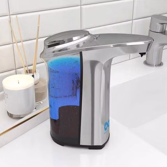 Distributore elettrico di sapone per il bagno con funzione hands-free