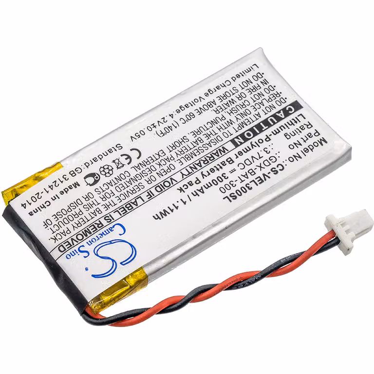 TECHTEK Batteria compatibile con [Vernier] Go Direct Acceleration Sensor, Go Direct Ammonium Ion-Selective Electrode, Go Direct Calcium Ion-Selective