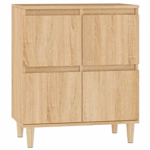 Helloshop26 Buffet bahut - Cassettiera portaoggetti per cucina, soggiorno, soggiorno, soggiorno, Sonoma 60 x 35 x 70 cm, in legno di ingegneria, colore: marrone 02_0031602
