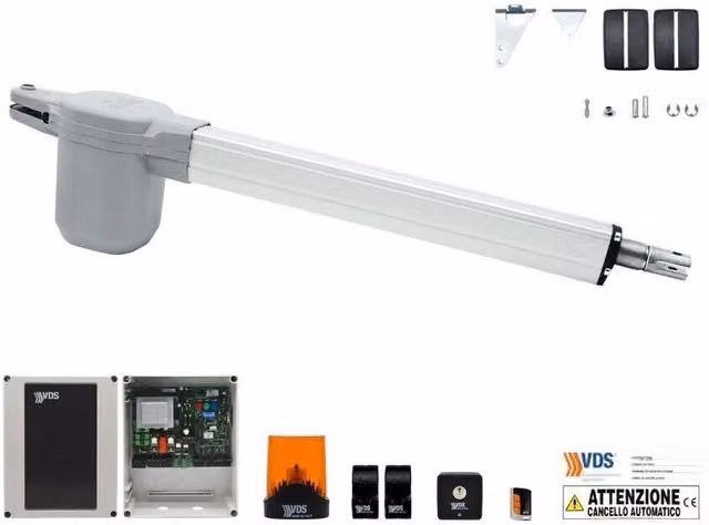 KIT 1 ANTA PER CANCELLI A BATTENTE FINO A 2,5 MT VDS KIT EGO 400 230V 11020/1