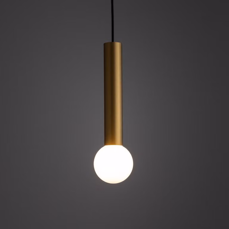 Lampadario BATON in ottone 1xE27x10W, ottone, dimensioni: 130x5,5x5,5 cm, IP20, Nowodvorski Lighting