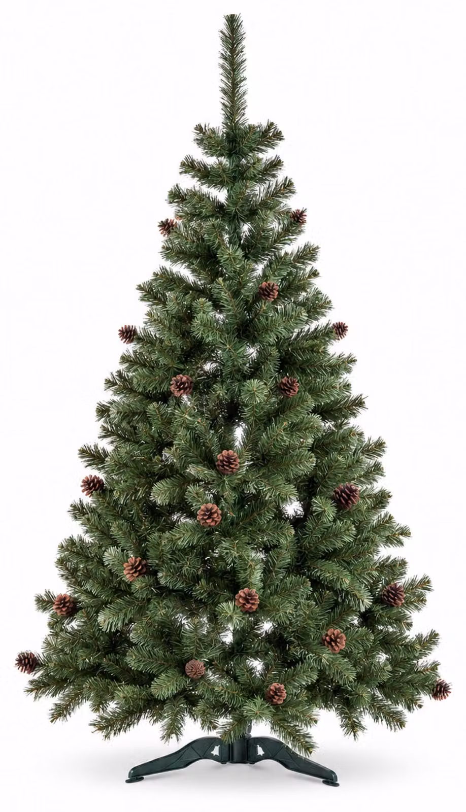 Aga Albero di Natale Abete con pigne 220 cm