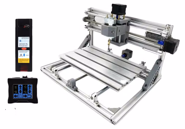 Fresatrice CNC, design compatto, compatibilità con una vasta gamma di materiali, aggiungi il laser FÜGE touch+20w