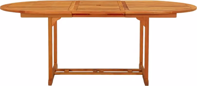 Tavolo da Giardino 200x100x75 cm in Legno Massello di Eucalipto