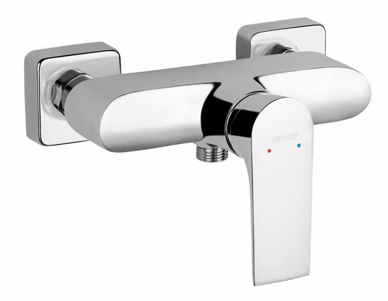 Miscelatore doccia a parete La Torre senza accessori ALGEO SQUAR cromato