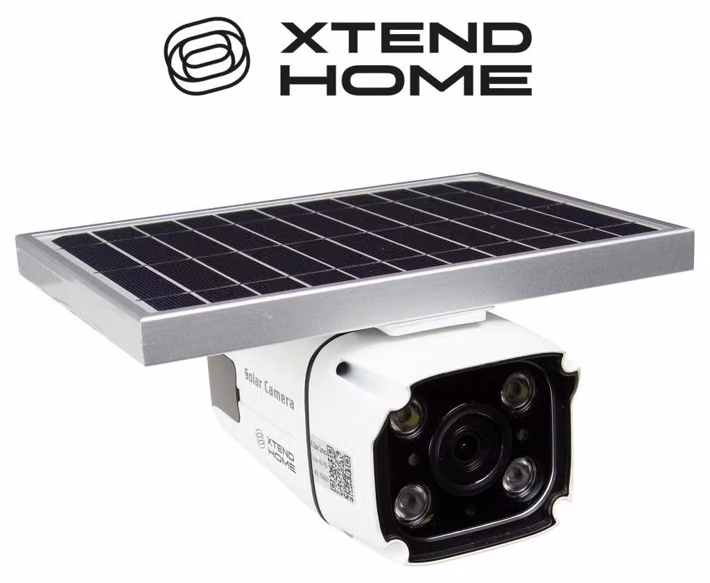 Xtend Home SO120/ Telecamera solare 4G/ 1080p/ 4mm/ IP65/ Solare/ IR fino a 15m/ Tuya SK e SK