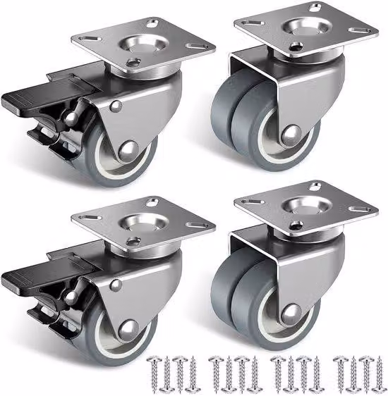 Ruote di sicurezza da 50 mm per carichi pesanti (400 kg)