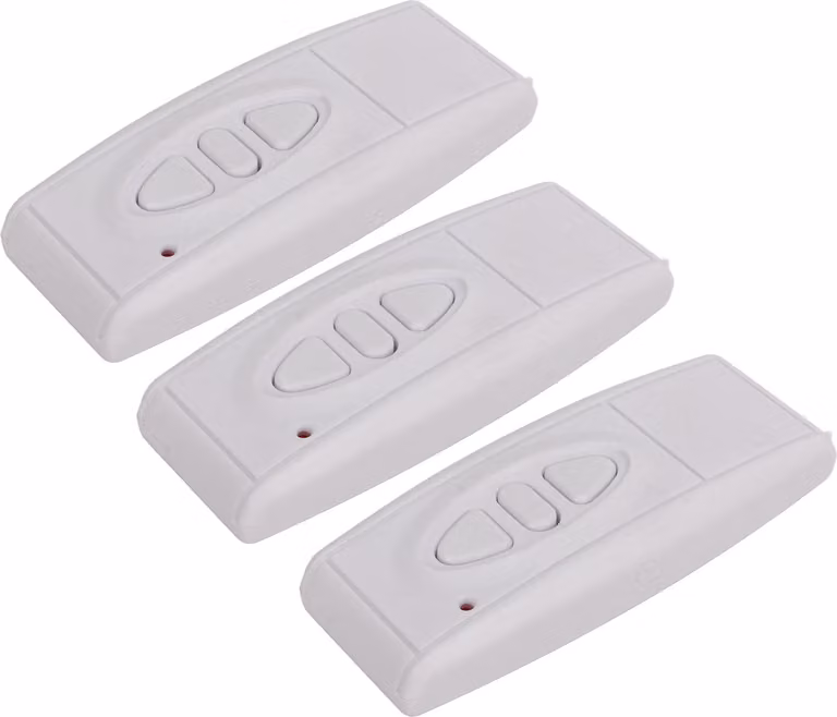 Set di 3 telecomandi wireless a pulsante da 433 MHz per porte da garage