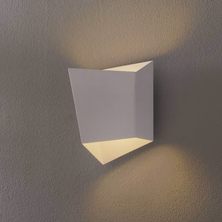 Mantra Iluminación Applique da parete Asimetric, dimmerabile, Bianco / Opale, Soggiorno / Sala da pranzo, Metallo, Moderno, Applique