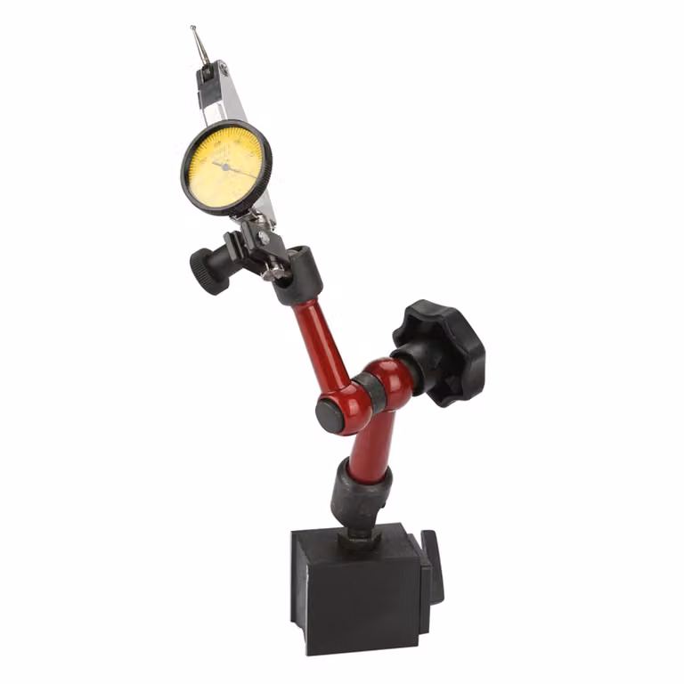 Supporto di misurazione magnetico flessibile e resistente, supporto per la base, leva, comparatore