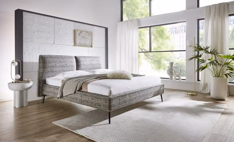 Letto imbottito Infinity di Meise Möbel