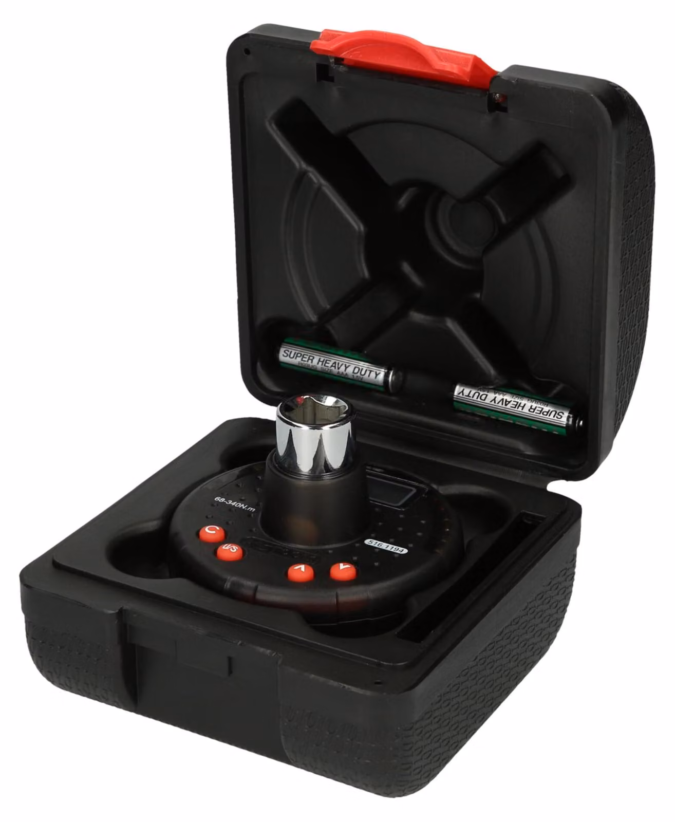 adattatore di coppia digitale da 1/2" con goniometro, 68-340 Nm