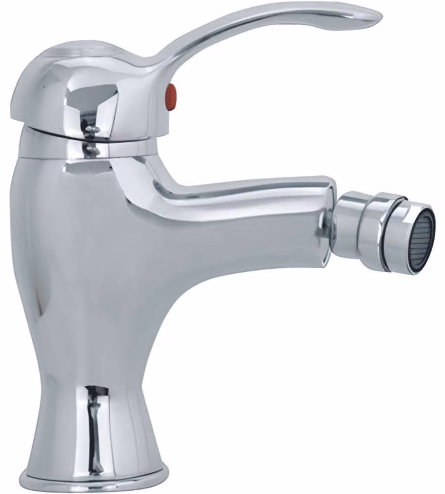 AQUAE Rubinetto Bagno Bidet Deria Cromato Ottone 1 Maniglia Flessibili