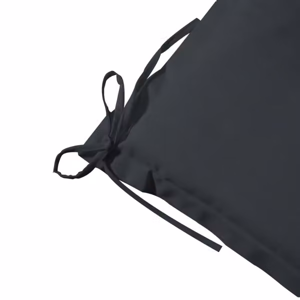 Set di 6 imbottiture per sedia Detex grigio antracite, modello rettangolare trapuntato e idrorepellente, L/P/H: 43 x 39 x 5 cm – 3