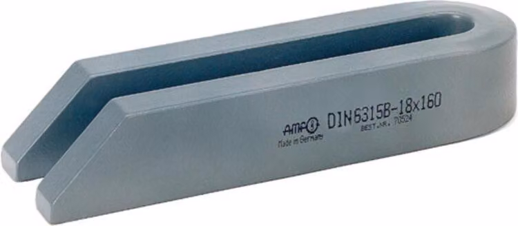 Morsetto Amf n.6314Z 26x200 laccato con denti a scalare