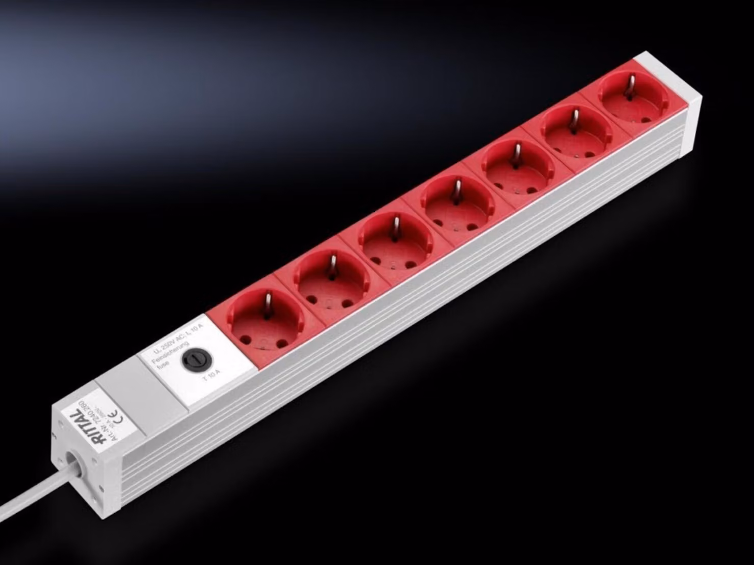 Rittal 7240260 Steckdosenleiste 48,3cm Rittal 7fach 10A