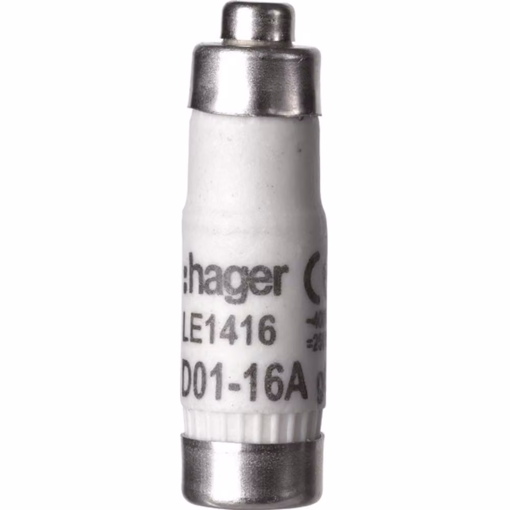 Fusibile D01 16A4 400V con indicatore LE1416