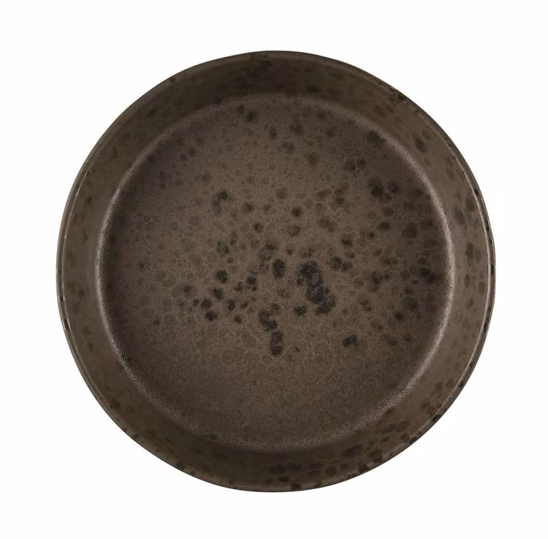 Piatto fondo marrone con puntini ruggine Le Coq Phobos, diam. 18cm, 6 pezzi