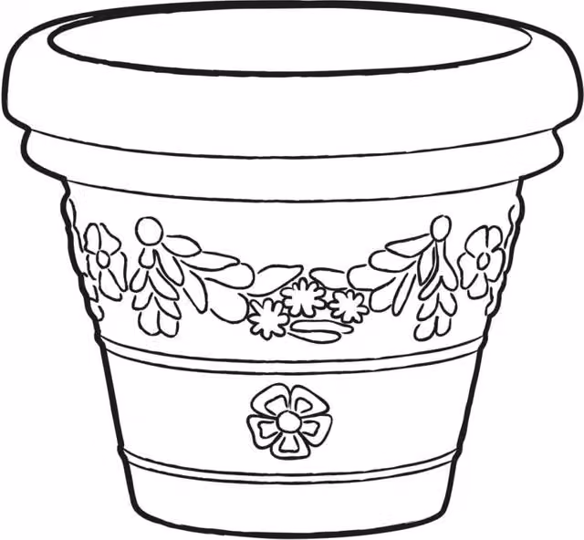 Vaso Tulli Festonato Classic 80 in Resina Beige Ø 80 cm x H 62,9 cm