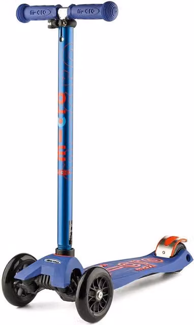 Monopattino a 3 ruote Micro Maxi Deluxe Blu con manubrio telescopico, portata massima 72 kg