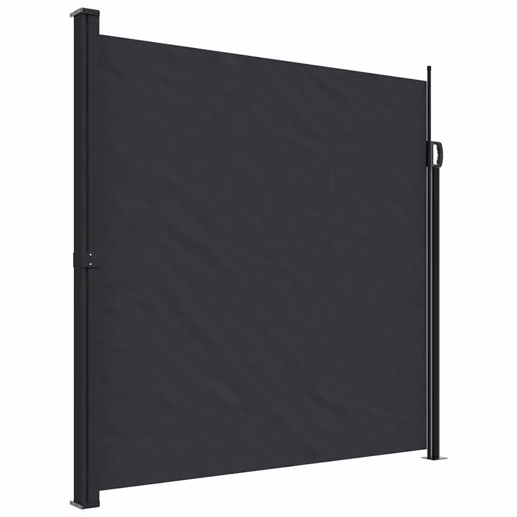 Tenda da sole laterale retrattile DESIGN IN nera in poliestere e acciaio L: 600 cm, H: 200 cm – 2