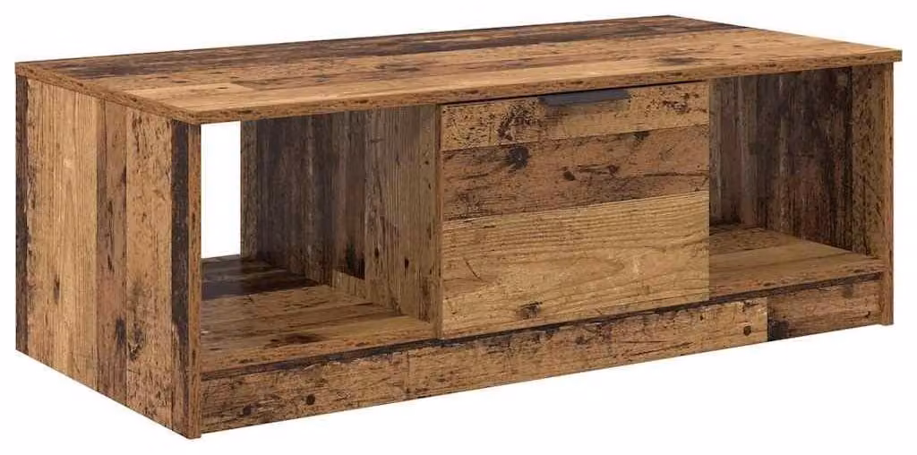 Tavolino da salotto moderno in legno, dimensioni 102 x 50 x 36 cm