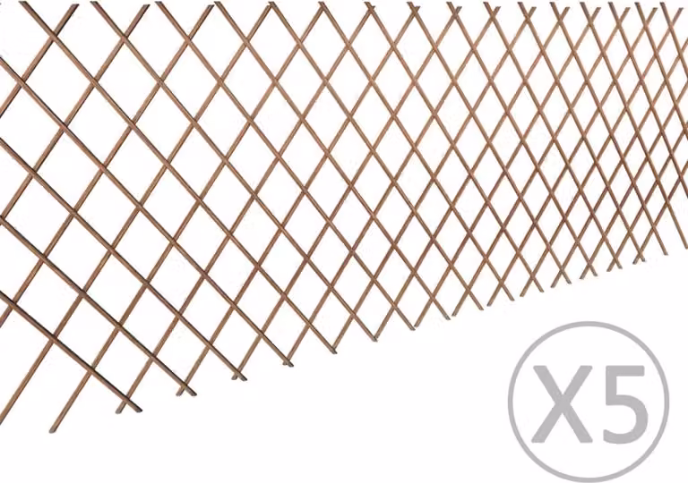 Maison Exclusive - Recinzione in vimini, 5 pezzi, 180x90 cm