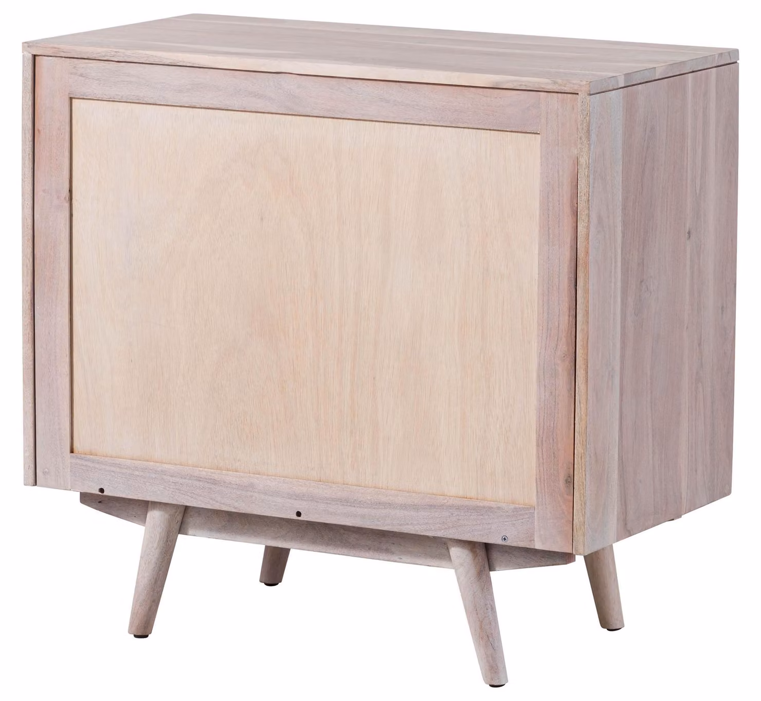 MASSIVMOEBEL24 | MOSAYK #213 Comò in legno di acacia laccato / bianco 80x42x75