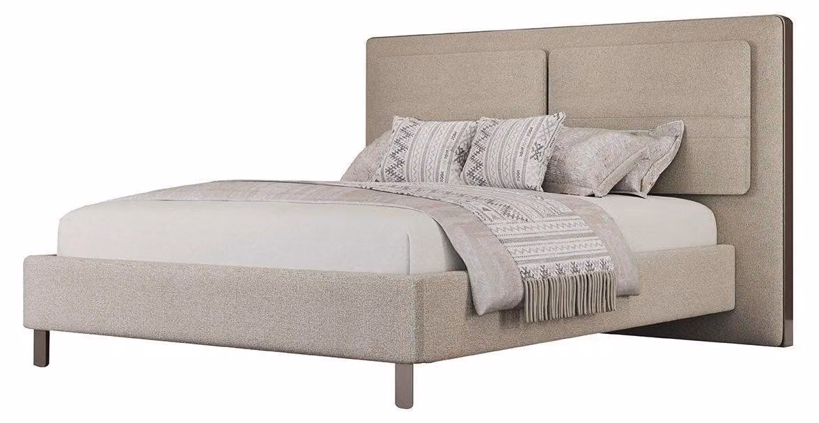 Polsterbett 180 x 200 cm Doppelbett Schlafzimmer Luxus Holzmöbel