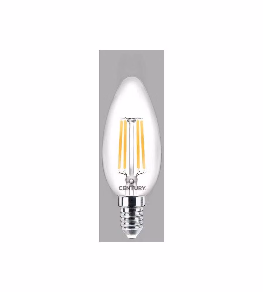 Century Italia Lampadina LED Incanto Candela Chiara E14 6,5W 2700K