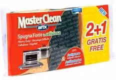 Set di 3 spugne scrubber multicolore Arix in fibra naturale MASTER CLEAN 127823