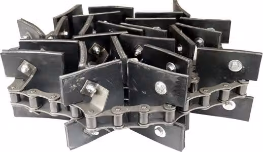 Az46273 – Catena di trasporto cereali completa per mietitrebbia John Deere – 24 attacchi – Off