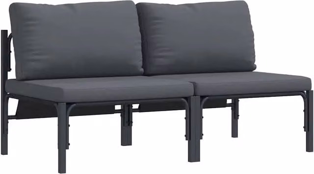Mobili da Esterno 2 Pezzo Antracite 80 x 80 x 71 cm Acciaio CFW3932539