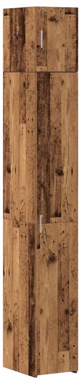 Armadio 2 pcs Legno antico 30 x 42,5 x 225 cm