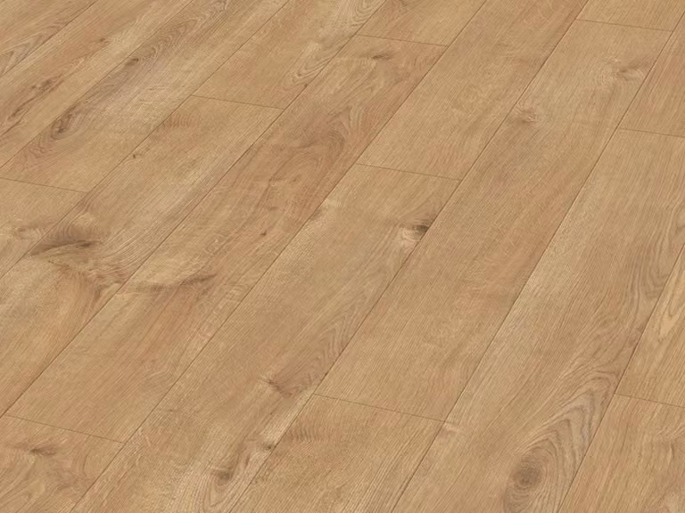 Pavimento in laminato MeisterDesign. Laminato LD 55 1288 x 198 x 7 mm 07016 Villa Oak, struttura facile da pulire
