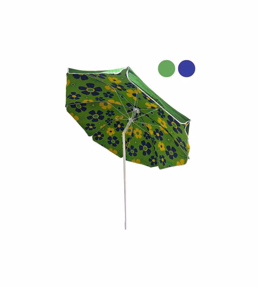 Ombrellone Acciaio e Poliestere Doppio Verde 200 cm Vette 11381