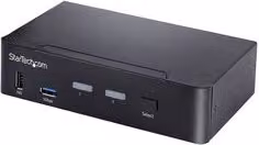 KVM Switch USB-C a 2 porte Startech.Com Nero SV231DPUCA