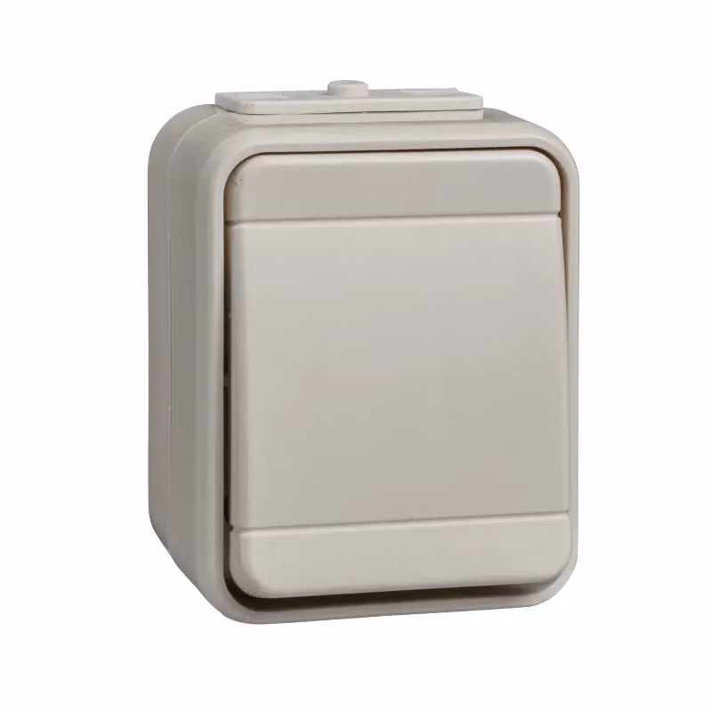 Pulsante pw per montaggio a superficie 44 - Contatto a pulsante unipolare (NO) 442100